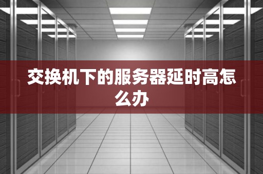 服务器延迟的原因