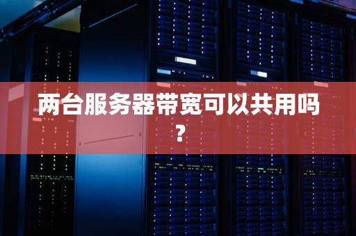 不同服务器用途对带宽需求的影响