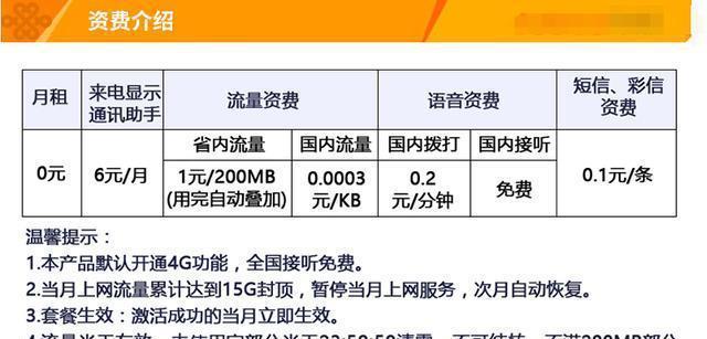 月租费用什么意思