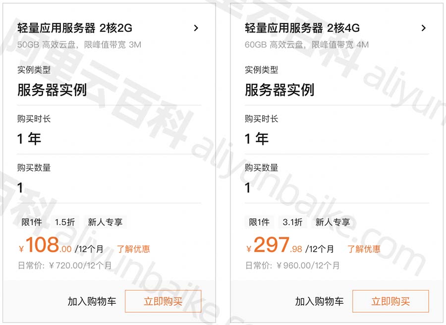 不同服务器价格差异大